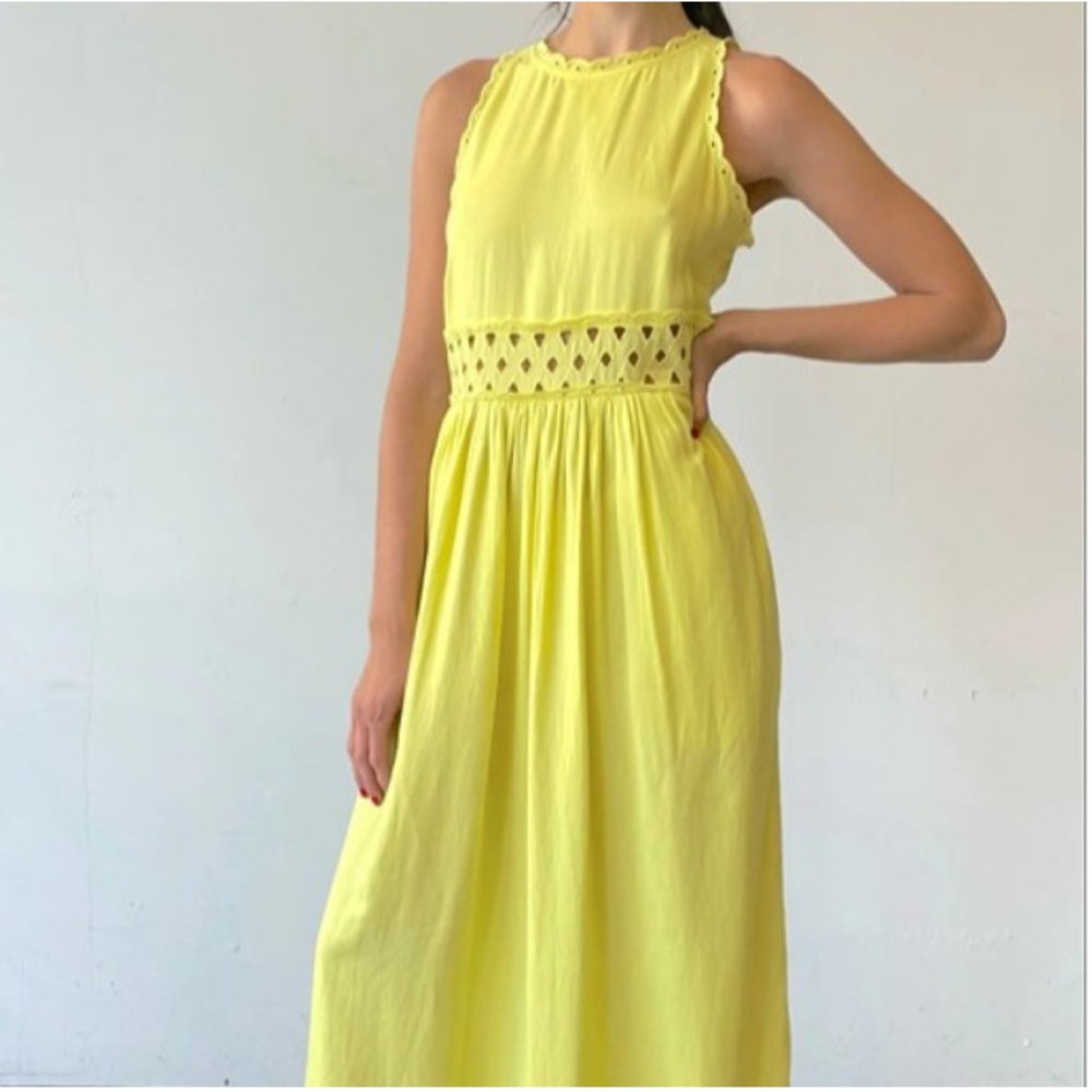 NWT Solid & Striped Alma Dress in Lemonade. Size Medium